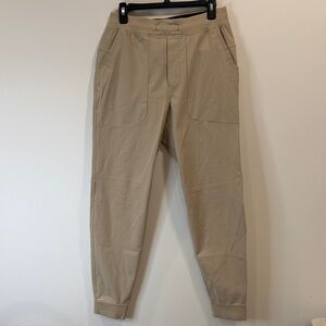 lululemon athletica Men's Khaki/Tan ABC Jogger Pants with Elastic Cuffs